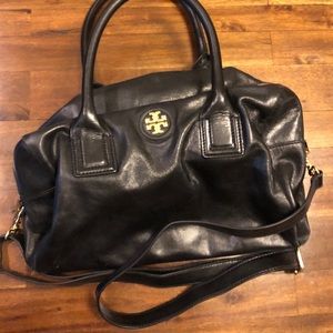 Tory Burch Black Leather Satchel